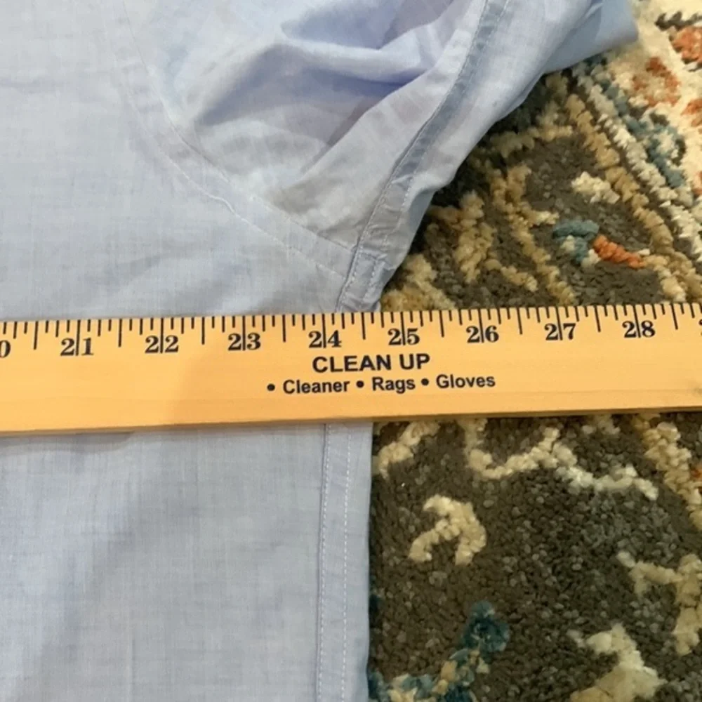 J. Crew Men's‎ Long Sleeve Dress Shirt Blue Sz XL